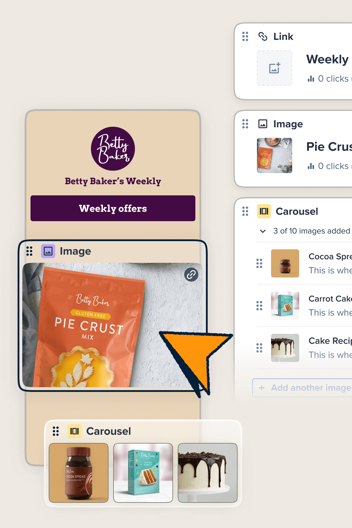 Exemple d’options de personnalisation de vos pages