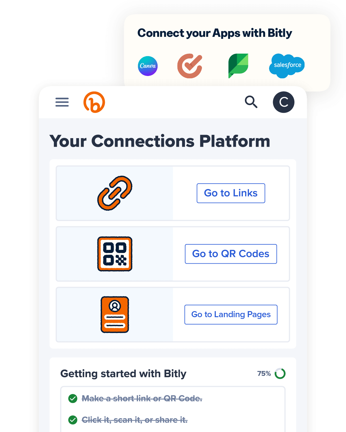Bitly Platform dashboard
