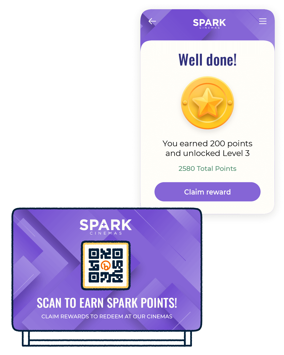 QR Code for Spark Theater rewards points