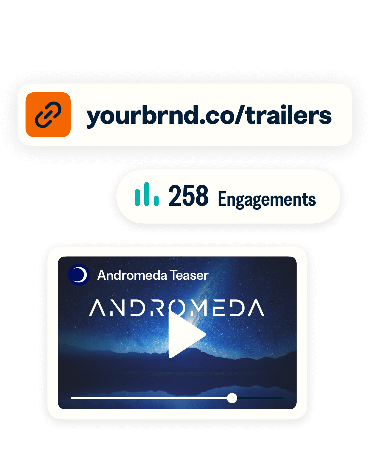 Screen with Andromeda teaser