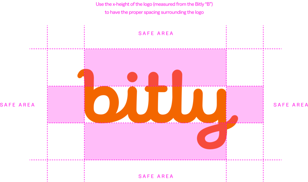 Bitly logo Clearspace